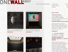 Tablet Screenshot of onewallaway.com